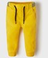 Spodnie Mayoral Spodnie dziecięce kolor żółty gładkie