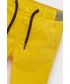 Spodnie Mayoral Spodnie dziecięce kolor żółty gładkie