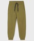 Spodnie Mayoral spodnie dziecięce kolor zielony gładkie