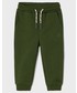 Spodnie Mayoral spodnie dresowe dziecięce kolor zielony gładkie