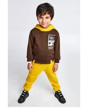 Spodnie spodnie dresowe dziecięce kolor żółty gładkie - Answear.com Mayoral