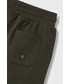Spodnie Mayoral spodnie dresowe dziecięce kolor zielony gładkie