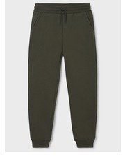 Spodnie spodnie dresowe dziecięce kolor zielony gładkie - Answear.com Mayoral