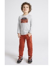 Spodnie spodnie dresowe dziecięce kolor czerwony gładkie - Answear.com Mayoral