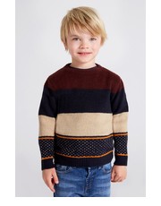 Sweter sweter z domieszką wełny dziecięcy kolor bordowy - Answear.com Mayoral