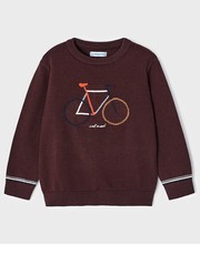 Sweter sweter dziecięcy kolor bordowy lekki - Answear.com Mayoral
