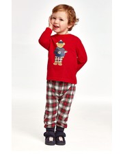 Piżama dziecięca piżama dziecięca kolor czerwony z nadrukiem - Answear.com Mayoral