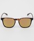 Okulary Uvex okulary przeciwsłoneczne kolor brązowy