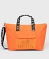 Shopper bag Deha torebka kolor pomarańczowy