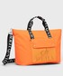 Shopper bag Deha torebka kolor pomarańczowy