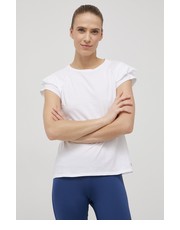 Bluzka t-shirt bawełniany kolor biały - Answear.com Deha