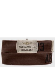 Pasek męski pasek męski kolor brązowy - Answear.com Aeronautica Militare