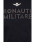 Bluzka Aeronautica Militare longsleeve bawełniany kolor czarny