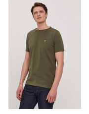 T-shirt - koszulka męska T-shirt męski kolor zielony gładki - Answear.com Aeronautica Militare