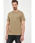 T-shirt - koszulka męska Aeronautica Militare t-shirt bawełniany kolor zielony gładki