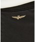 Krótkie spodenki męskie Aeronautica Militare szorty męskie kolor czarny