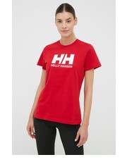 Bluzka t-shirt bawełniany kolor czerwony - Answear.com Helly Hansen