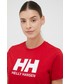 Bluzka Helly Hansen t-shirt bawełniany kolor czerwony