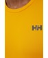 Bielizna męska Helly Hansen T-shirt funkcyjny Solen kolor żółty