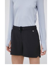 Spodnie szorty outdoorowe Thalia 2 damskie kolor czarny gładkie medium waist - Answear.com Helly Hansen