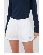 Spodnie szorty damskie kolor biały gładkie medium waist - Answear.com Helly Hansen