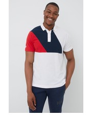 T-shirt - koszulka męska polo bawełniane kolor biały gładki - Answear.com Helly Hansen