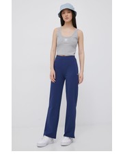 Spodnie spodnie damskie kolor granatowy gładkie - Answear.com Fila
