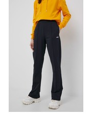 Spodnie spodnie dresowe damskie kolor czarny gładkie - Answear.com Fila
