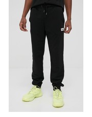 Spodnie męskie spodnie męskie kolor czarny z nadrukiem - Answear.com Fila