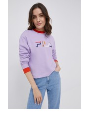 Bluza bluza damska kolor fioletowy z nadrukiem - Answear.com Fila
