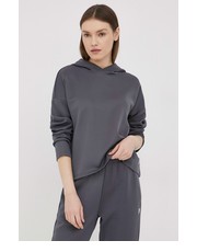 Bluza bluza damska kolor szary z kapturem gładka - Answear.com Fila