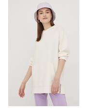 Bluza bluza damska kolor beżowy z kapturem gładka - Answear.com Fila