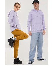Bluza bluza Bouillon kolor fioletowy z kapturem gładka - Answear.com Fila