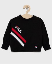 Bluza bluza dziecięca kolor czarny z aplikacją - Answear.com Fila