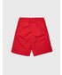 Spodnie Fila szorty kąpielowe dziecięce kolor czerwony