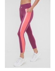 Legginsy legginsy treningowe Rabenau damskie kolor fioletowy wzorzyste - Answear.com Fila