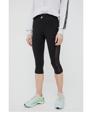 Legginsy legginsy treningowe Radeland damskie kolor czarny gładkie medium waist - Answear.com Fila