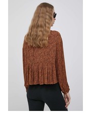 Koszula koszula damska kolor brązowy relaxed - Answear.com Billabong