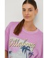 Bluzka Billabong t-shirt bawełniany kolor różowy