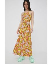 Sukienka sukienka kolor żółty maxi rozkloszowana - Answear.com Billabong