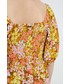 Sukienka Billabong sukienka kolor żółty mini rozkloszowana