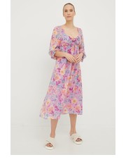 Sukienka sukienka midi rozkloszowana - Answear.com Billabong