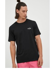T-shirt - koszulka męska t-shirt bawełniany kolor czarny z aplikacją - Answear.com Billabong