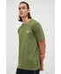 T-shirt - koszulka męska Billabong t-shirt bawełniany kolor zielony z aplikacją