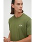 T-shirt - koszulka męska Billabong t-shirt bawełniany kolor zielony z aplikacją