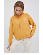 Bluza bluza damska kolor żółty z kapturem z nadrukiem - Answear.com Billabong