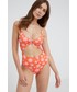 Strój kąpielowy Billabong jednoczęściowy strój kąpielowy  x Wrangler kolor pomarańczowy lekko usztywniona miseczka