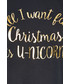 Piżama Chelsea Peers - Piżama Christmas Unicorn CPNY.XM.111B