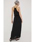 Sukienka Rip Curl sukienka kolor czarny maxi rozkloszowana