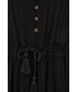 Sukienka Rip Curl sukienka kolor czarny maxi rozkloszowana